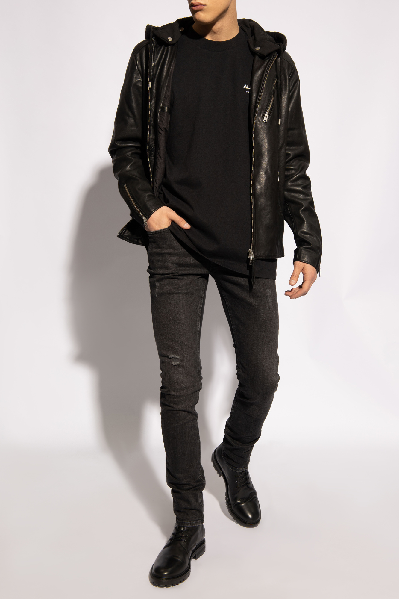 AllSaints ‘Harwood’ leather jacket